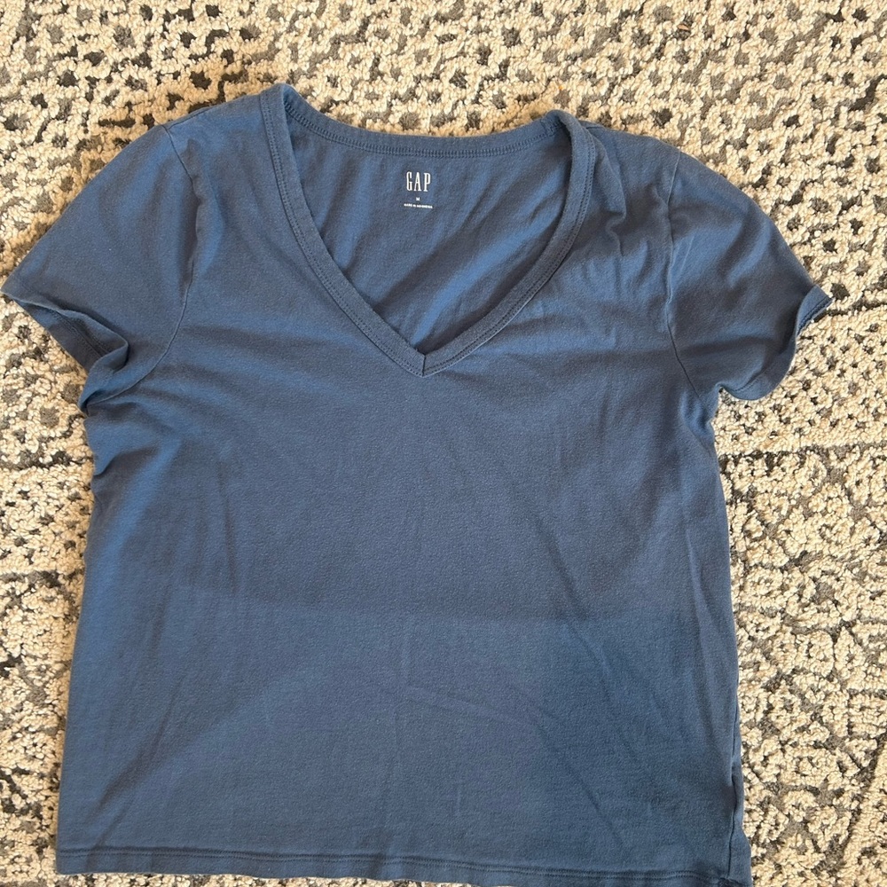 GAP Women's Short Sleeve Navy Tee